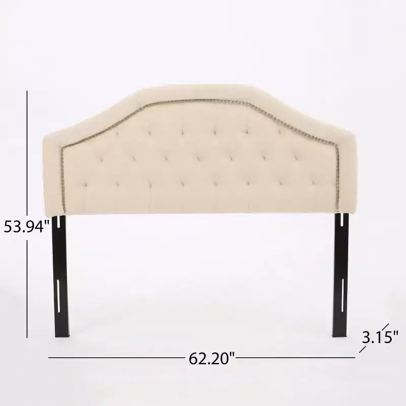 Tête de Lit Capitonnée Contemporaine Christopher Knight Home Killian Lit Double/Queen