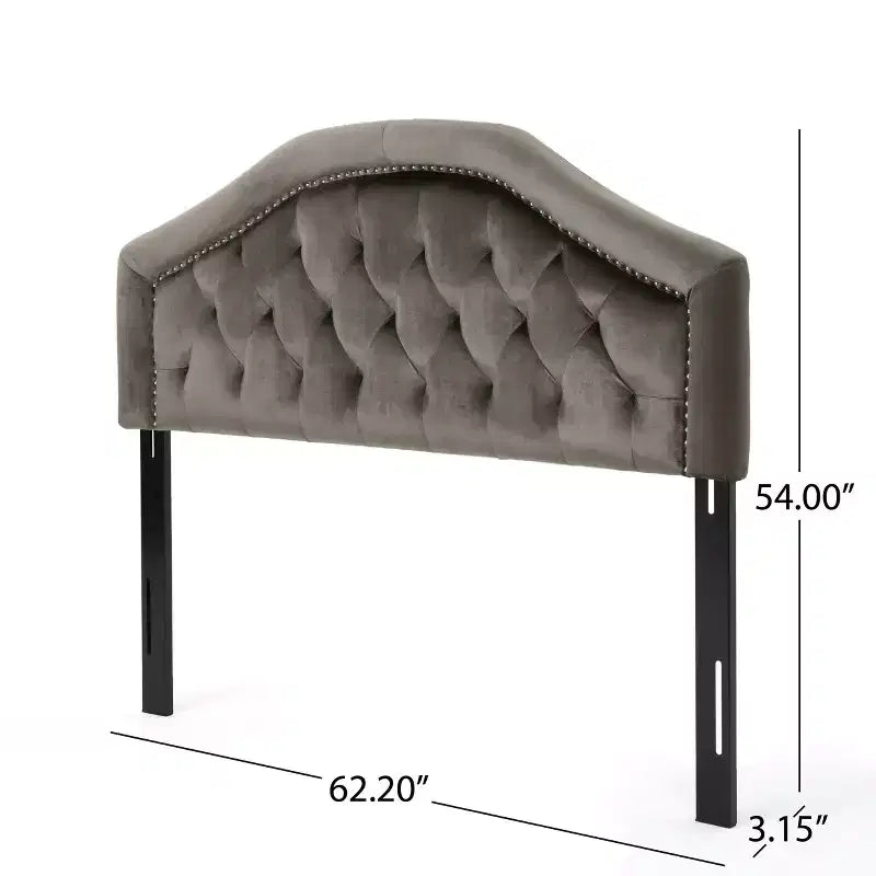 Tête de Lit Capitonnée Contemporaine Christopher Knight Home Killian Lit Double/Queen