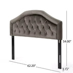 Tête de Lit Capitonnée Contemporaine Christopher Knight Home Killian Lit Double/Queen