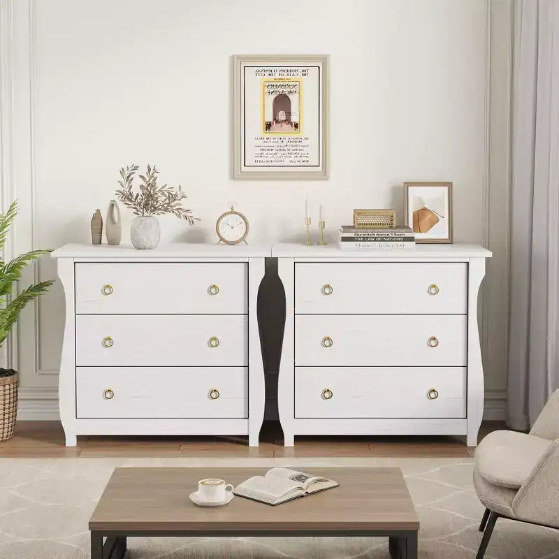 Commode de chambre à coucher, commode moderne avec façade cannelée en bois, meuble de rangement pour vêtements et meuble TV pour salon et couloir