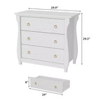Commode de chambre à coucher, commode moderne avec façade cannelée en bois, meuble de rangement pour vêtements et meuble TV pour salon et couloir
