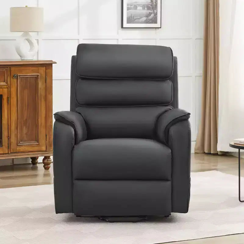 Fauteuils inclinables électriques LIKEPAY Power Lift en cuir PU avec 2 poches latérales, fauteuil de massage releveur avec massage 8 points