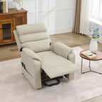Fauteuils inclinables électriques LIKEPAY Power Lift en cuir PU avec 2 poches latérales, fauteuil de massage releveur avec massage 8 points