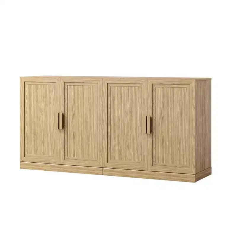 PexFix Meuble de Rangement sur Pied en Bois pour Cuisine avec Étagères et Portes Grande Capacité