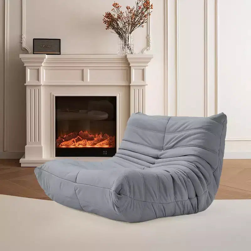 Canapé EROMMY Bean Bag Togo, Mousse à Mémoire de Forme 28D, Facile à Nettoyer et Portable, Similicuir Premium, Canapé de Sol Léger pour Salon, Chambre