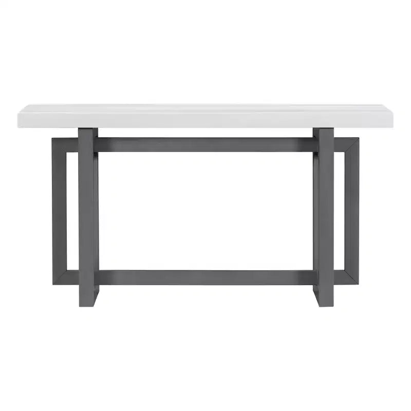 Console d'entrée à triple plateau rectangulaire Merax