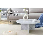 Table basse ronde noire en MDF polyvalente pour différents styles d'intérieur, alliant minimalisme moderne et charme nordique