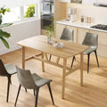 Farini 47 Dining Table for 4-6 Person, Rectangular Wood Kitchen Table