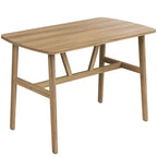 Table de salle à manger Farini 47 pour 4-6 personnes, table de cuisine rectangulaire en bois