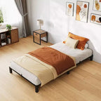 CuisinSmart Bed Frame, Metal Platform Bed Frame with Durable Iron Slat Support and Legs, No Box Spring Required, Support Up to 800 Lbs
