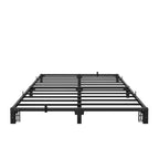 Cadre de lit CuisinSmart, cadre de lit plateforme en métal avec support et pieds à lattes en fer durables, aucun sommier tapissier requis, supporte jusqu'à 363 kg