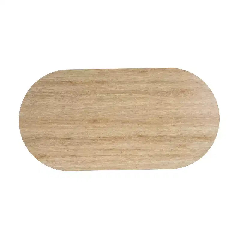Table Basse Ovale en Bois Christopher Knight Home Arizona avec Porte Accordéon Semi-Couvrante et Rangement