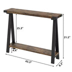 Console, table d'entrée à 2 niveaux avec rangement, console étroite dans le salon, petite table de couloir, table d'entrée principale