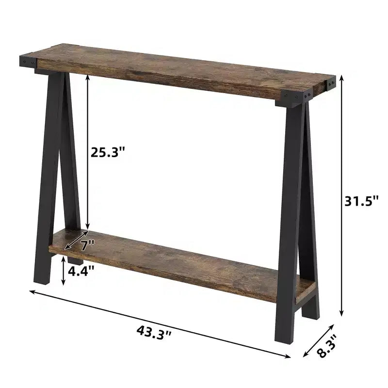 Console, table d'entrée à 2 niveaux avec rangement, console étroite dans le salon, petite table de couloir, table d'entrée principale