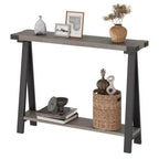 Console, table d'entrée à 2 niveaux avec rangement, console étroite dans le salon, petite table de couloir, table d'entrée principale
