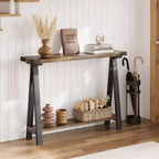 Console, table d'entrée à 2 niveaux avec rangement, console étroite dans le salon, petite table de couloir, table d'entrée principale
