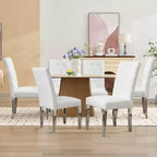 CLIHOME Lot de 2 chaises de salle à manger modernes avec revêtement en velours moelleux, pieds robustes en acier inoxydable et ressorts en S – Support ergonomique