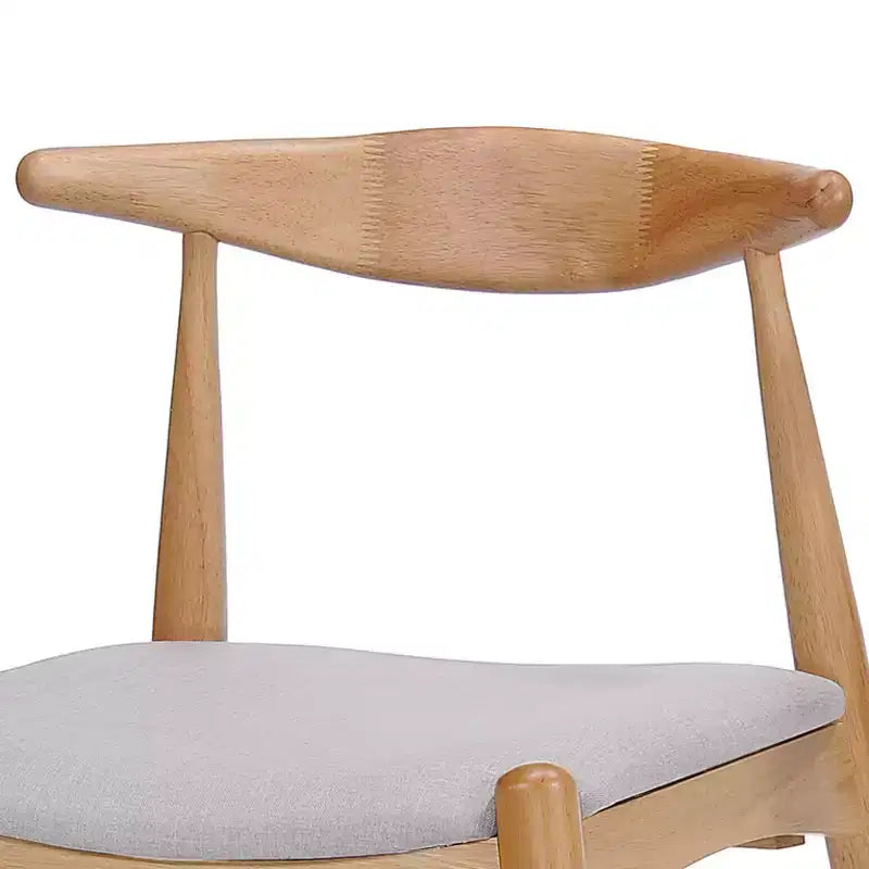 Ensemble de salle à manger Christopher Knight Home Ishar 5 pièces en bois d'hévéa de style milieu de siècle avec chaises rembourrées