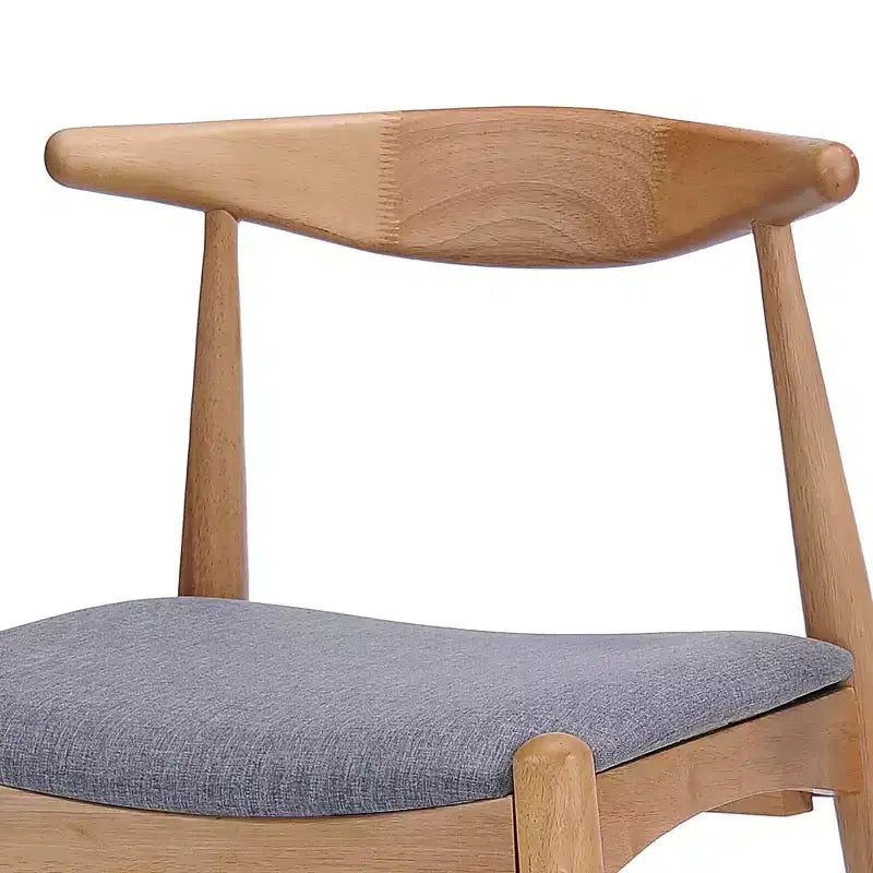 Ensemble de salle à manger Christopher Knight Home Ishar 5 pièces en bois d'hévéa de style milieu de siècle avec chaises rembourrées