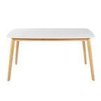 Ensemble de salle à manger Christopher Knight Home Ishar 5 pièces en bois d'hévéa de style milieu de siècle avec chaises rembourrées