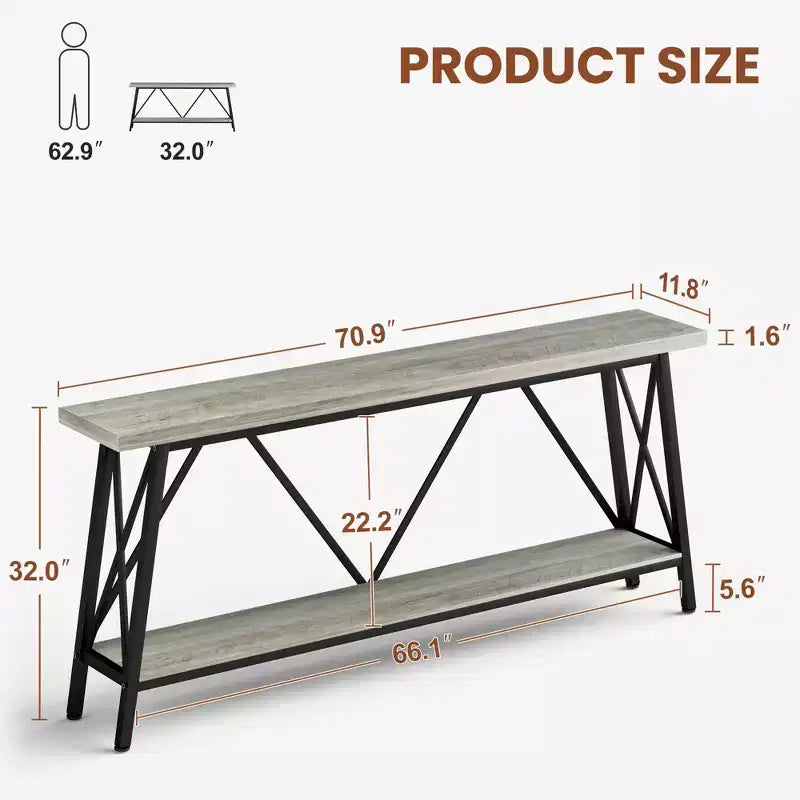 MAYEERTY Tabourets de bar de comptoir en similicuir gris (lot de 2), design moderne pour îlots de cuisine et salles à manger