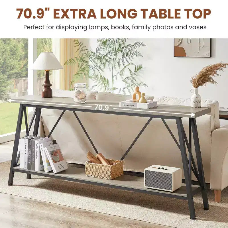 MAYEERTY Tabourets de bar de comptoir en similicuir gris (lot de 2), design moderne pour îlots de cuisine et salles à manger