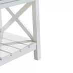 Buffet moderne GDFStudio Forster 47,5 en bois avec porte-bouteilles et tiroirs