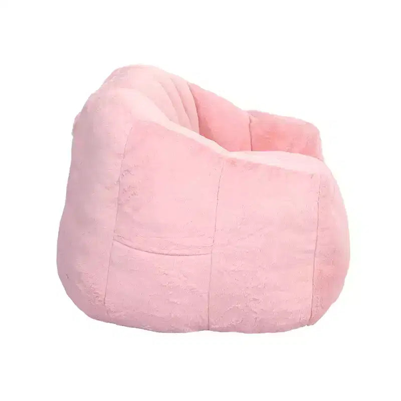 MAYEERTY Fauteuil Poire avec Accoudoirs en Mousse Haute Densité Confortable pour Adultes, Salon, Chambre à Coucher, Coin Lecture