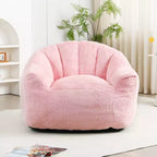 MAYEERTY Fauteuil Poire avec Accoudoirs en Mousse Haute Densité Confortable pour Adultes, Salon, Chambre à Coucher, Coin Lecture
