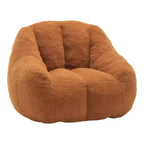 MAYEERTY Fauteuil inclinable à bascule moderne - Rembourrage doux, Repose-pieds, Fauteuil capitonné, Utilisation intérieure, Orange