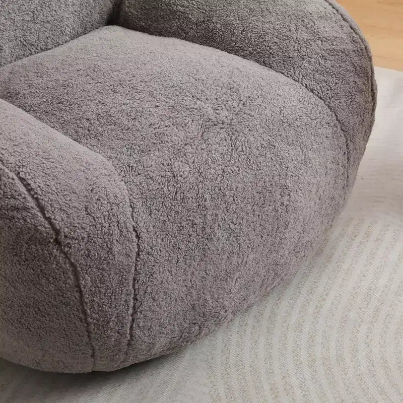 MAYEERTY Grand canapé pouf géant pour adultes spacieux avec accoudoirs rembourrage en mousse à mémoire de forme pour salon chambre