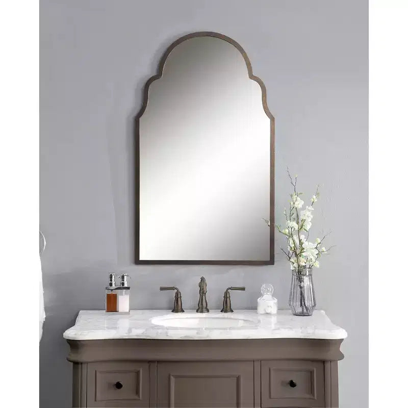 Miroir Mural Brayden Arch Forgé à la Main Uttermost 41 de Haut