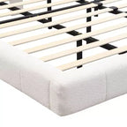 Lit flottant moderne rembourré Florentino Christopher Knight Home avec lumières LED
