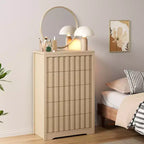 Dresser with many Drawers,Modern Dressers for Bedroom with Wood Top