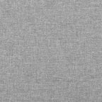 vidaXL Cadre de lit sommier tapissier pleine taille en tissu – Design moderne et surélevé gris clair, s'adapte confortablement à un matelas de 137 x 190 cm