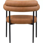 Meridian Furniture, Chaise de salle à manger Blake en cuir végétalien, Lot de 2