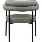 Meridian Furniture, Chaise de salle à manger Blake en cuir végétalien, Lot de 2