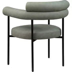 Meridian Furniture, Chaise de salle à manger Blake en cuir végétalien, Lot de 2