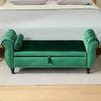 Christopher Knight Home Max Modern Velvet Upholstered Tufted Storage Ottoman