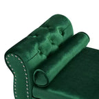 Christopher Knight Home Max Pouf de rangement capitonné en velours de style moderne