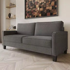 Canapé Home Design Marcia à accoudoirs carrés