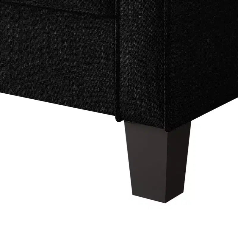 Canapé Home Design Marcia à accoudoirs carrés