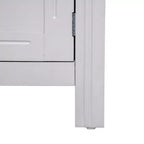 Christopher Knight Home Chasca Armoire de rangement moderne en bois d'acacia 48 po avec 3 portes, 3 tiroirs et étagères réglables