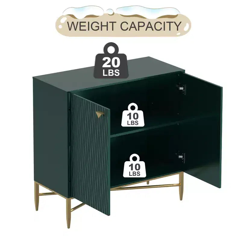 Meuble de rangement utilitaire autoportant CLIHOME en MDF de 40 cm (15,75 po) de largeur x 83,5 cm (32,87 po) de hauteur avec patin de nivellement réglable
