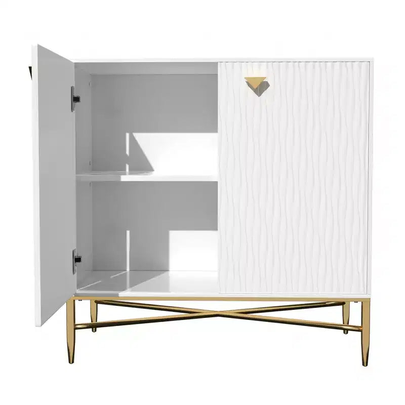 Meuble de rangement utilitaire autoportant CLIHOME en MDF de 40 cm (15,75 po) de largeur x 83,5 cm (32,87 po) de hauteur avec patin de nivellement réglable