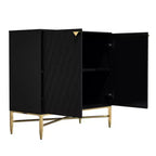 Meuble de rangement utilitaire autoportant CLIHOME en MDF de 40 cm (15,75 po) de largeur x 83,5 cm (32,87 po) de hauteur avec patin de nivellement réglable
