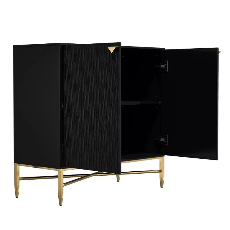 Meuble de rangement utilitaire autoportant CLIHOME en MDF de 40 cm (15,75 po) de largeur x 83,5 cm (32,87 po) de hauteur avec patin de nivellement réglable