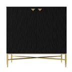 CLIHOME 15.75-in W x 32.87-in H MDF Freestanding Utility Storage Cabinet with Ajustable Foot Pad