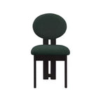 Meridian Furniture, Chaises de salle à manger en tissu bouclé Napa, Lot de 2