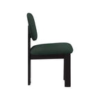 Meridian Furniture, Chaises de salle à manger en tissu bouclé Napa, Lot de 2